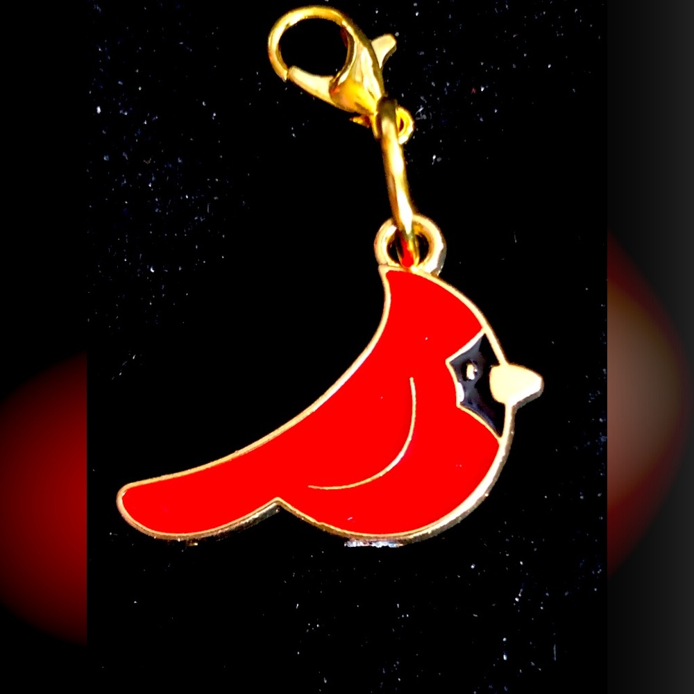 Christmas Cardinals charm